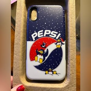 Brand new in Box Casely Pepsi phone case for IPhone X